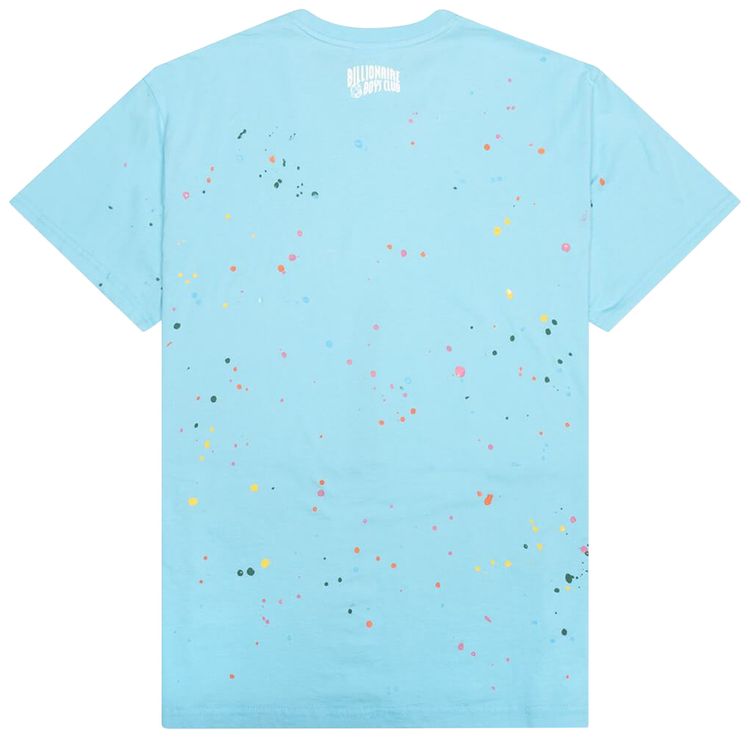 Billionaire Boys Club Astro Splattered Short Sleeve Knit Sky Blue