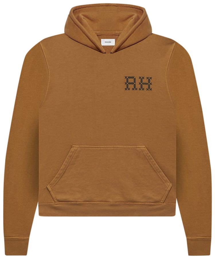Rhude Spiral Woman Hoodie Tan