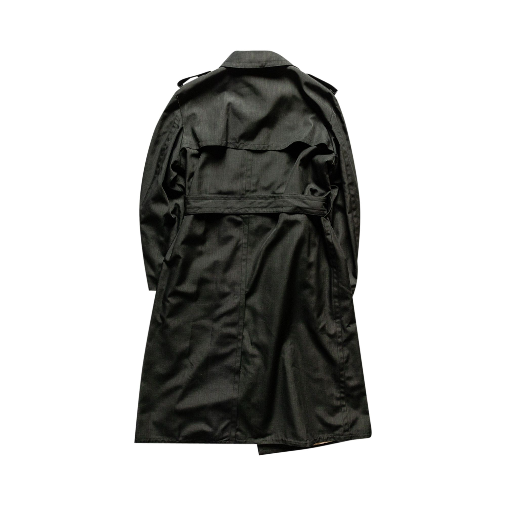 Buy Raf Simons Belted Nylon Trench Coat 'Black' - 202 641 30007