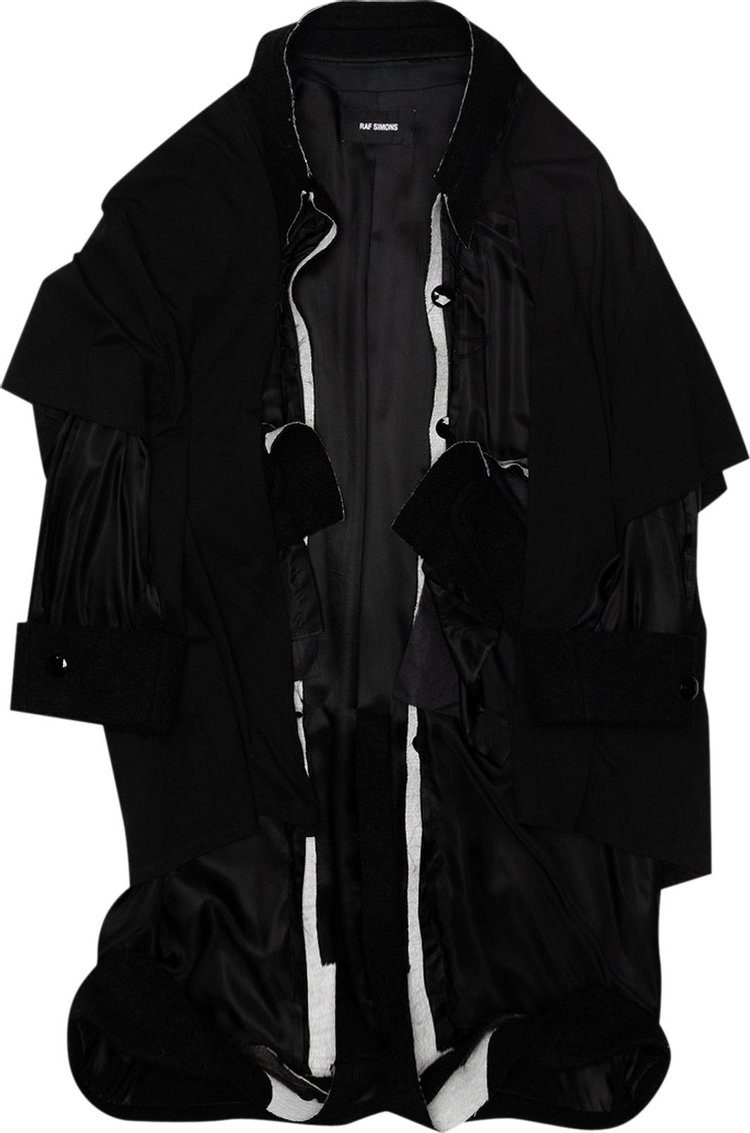 Raf Simons Deconstructed Lining Coat 'Black'