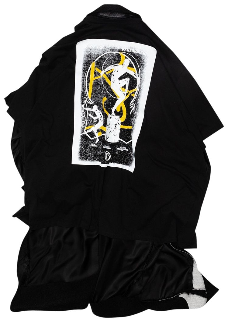 Raf Simons Deconstructed Lining Coat Black