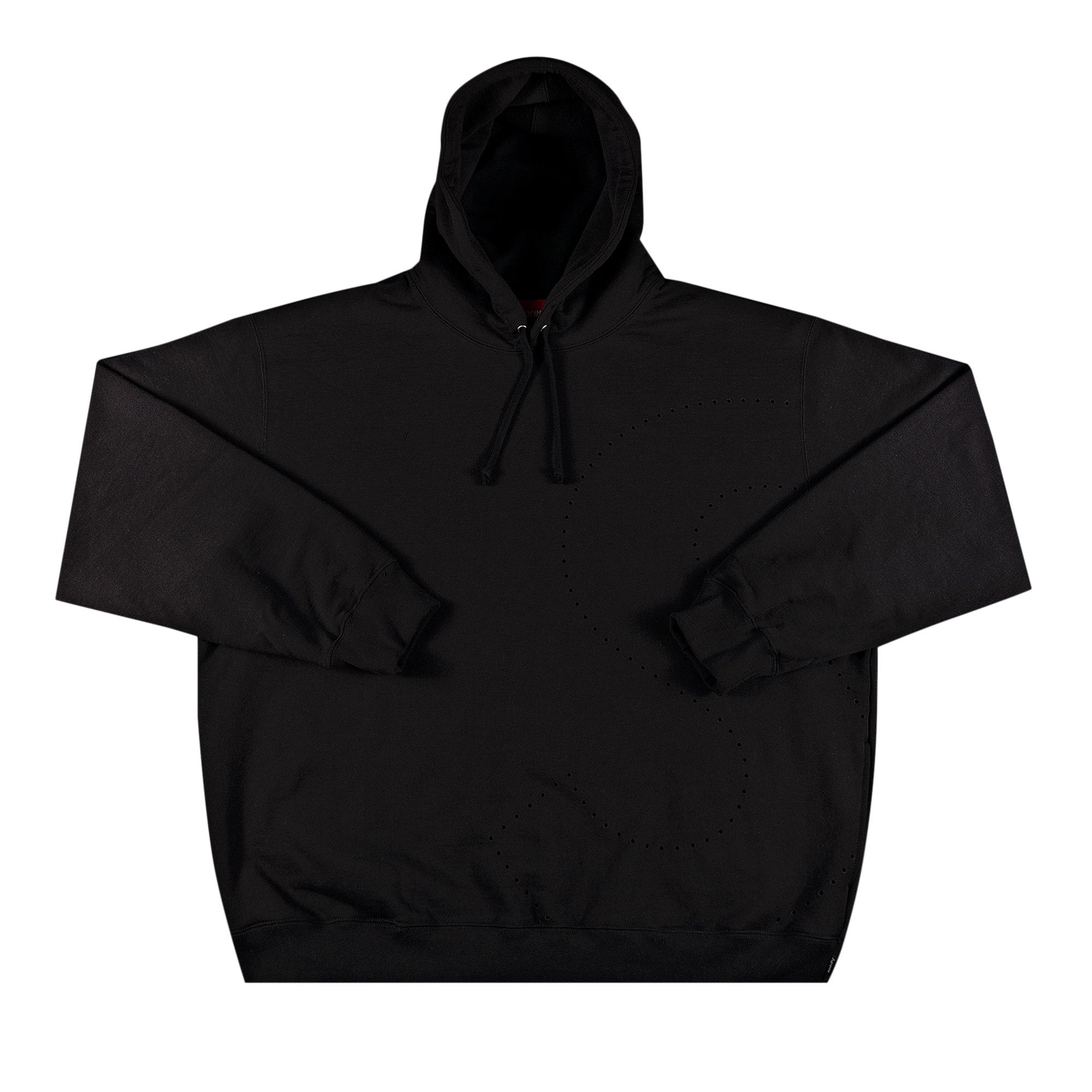 Size xxl Supreme Laser Cut S Logo Hooded Sweatshirt Black