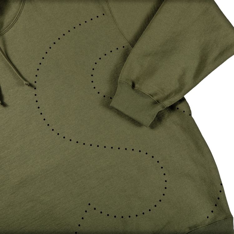 Supreme Laser Cut S Logo Hooded Sweatshirt Light Olive