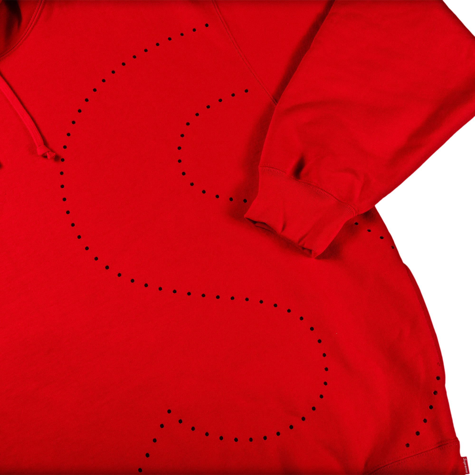 Laser cut s logo hooded sweatshirt 2025