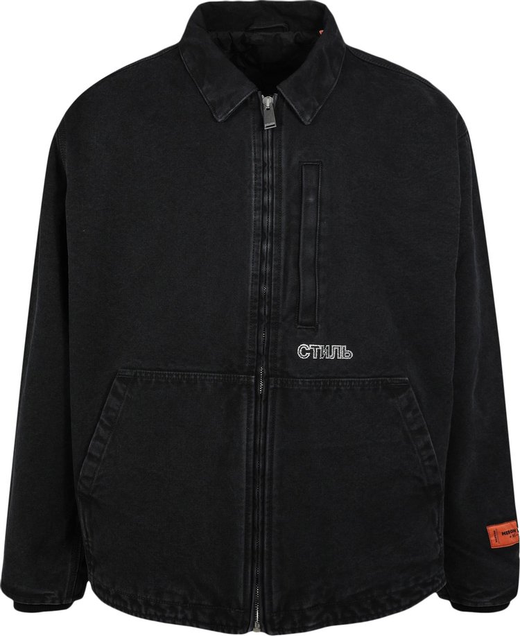 Heron Preston Canvas Jacket Black