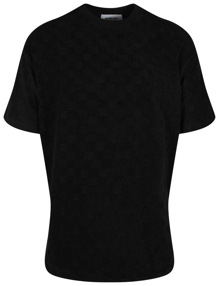 Ambush Monogram Jacquard T Shirt Black