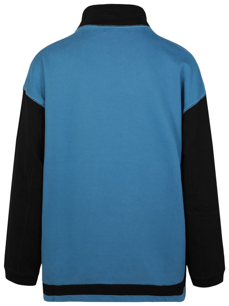 Ambush Two Tone Logo Patch Sweatshirt BlackMulticolor