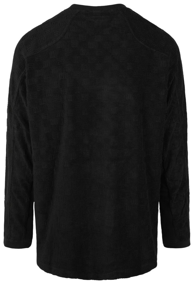 Ambush Monogram Crewneck Sweatshirt Black