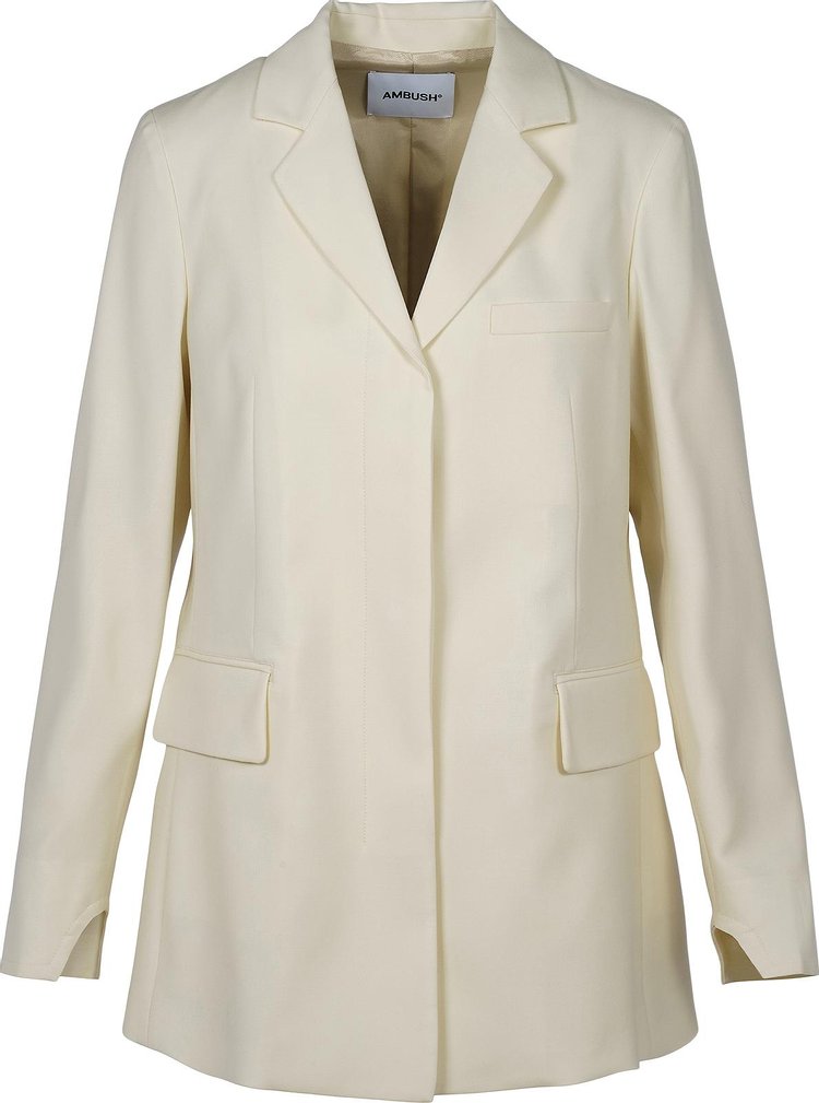 Ambush Slit Blazer White Asparagus