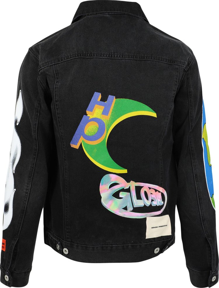 Heron Preston Global Collage Jacket Multicolor