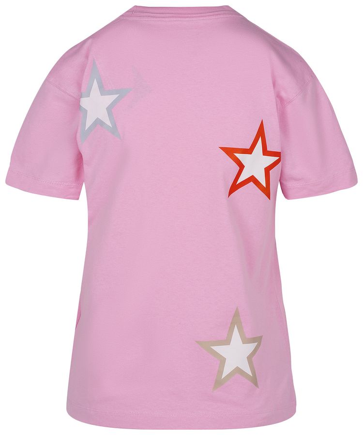 Heron Preston Star Printed Crewneck T Shirt Pink