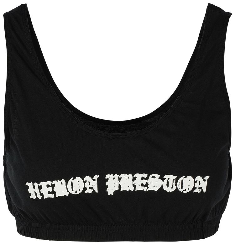 Heron Preston Gothic Tank Bra BlackWhite
