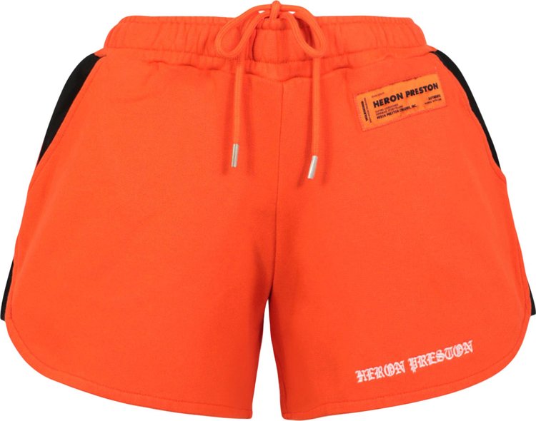 Heron Preston Joggings Shorts Orange