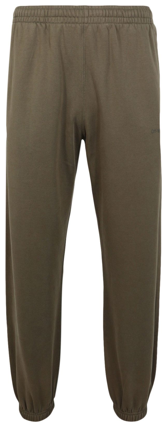 Off White Diag Tab Shorten Sweatpant Green