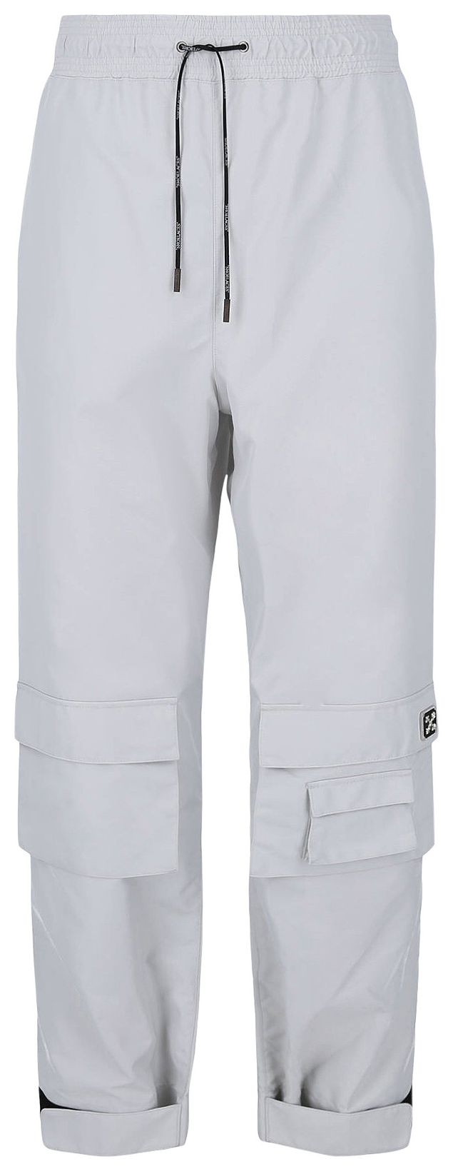 Off White Logo Cargo Pants Grey