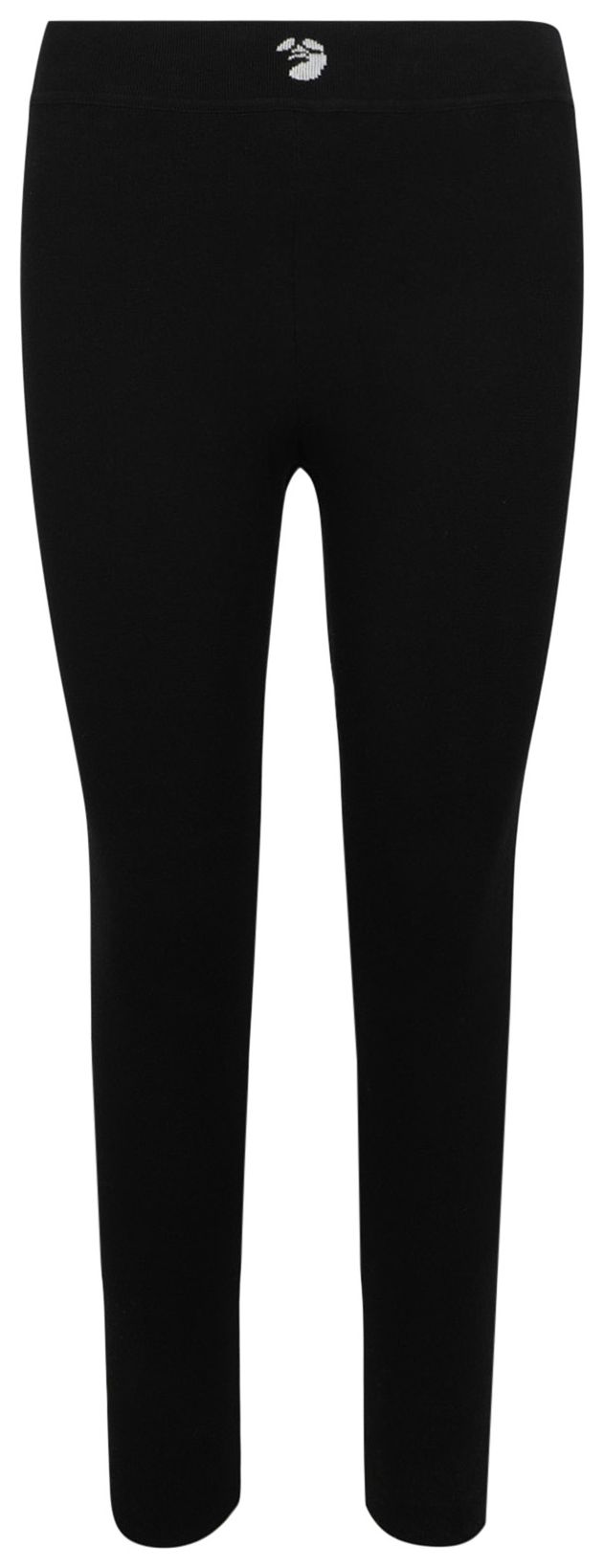 Off White Athletic Knit Leggings Black