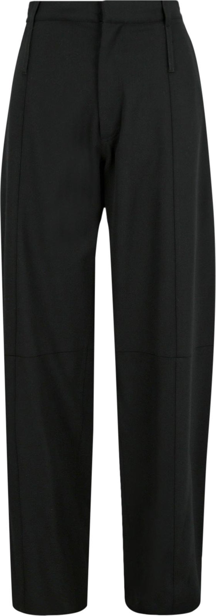 Ambush High Waist Tapered Wool Pants Black