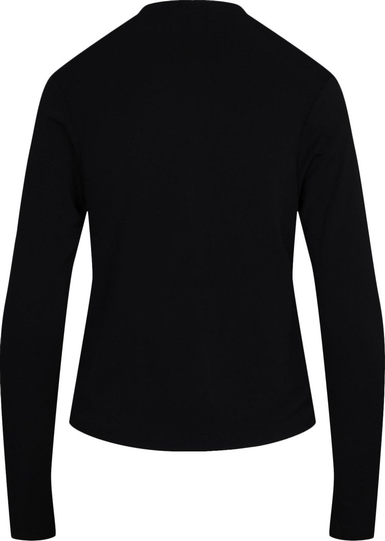 Ambush Knot Long Sleeve T Shirt Black