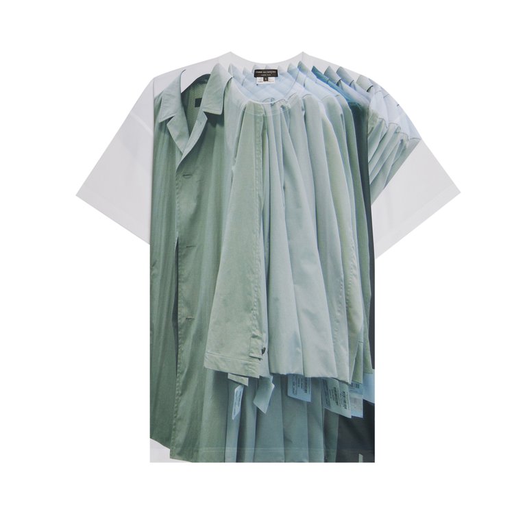 Comme des Garçons Homme Plus Garment Print Pattern 6 T-Shirt 'White'