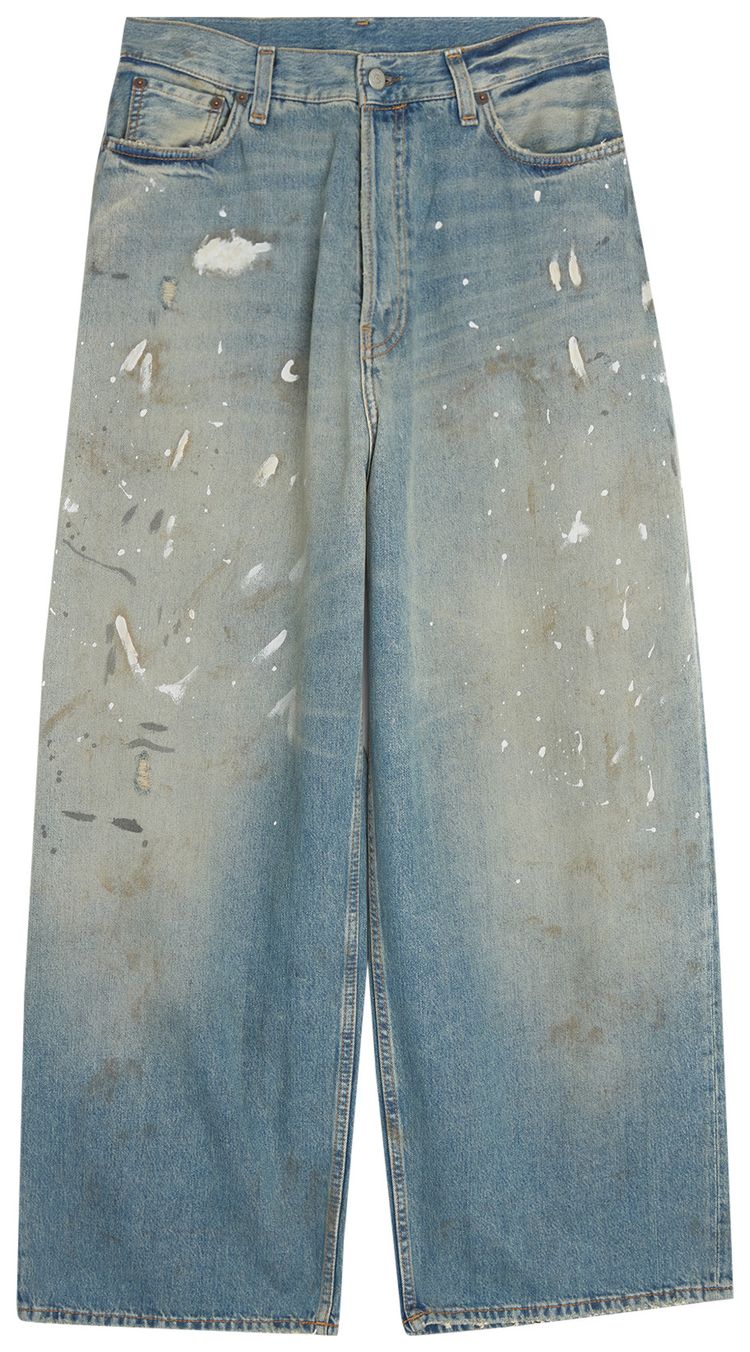 Acne Studios Super Baggy Fit Jeans Anthracite Grey