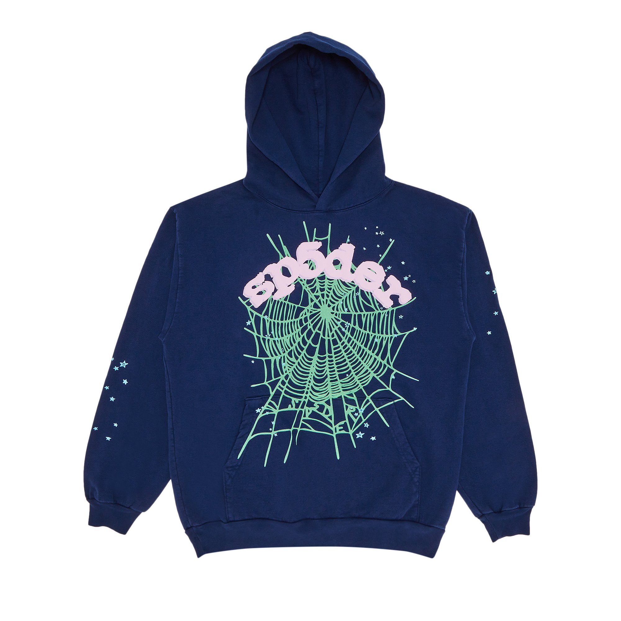 Sp5der OG Web Hoodie 'Navy'