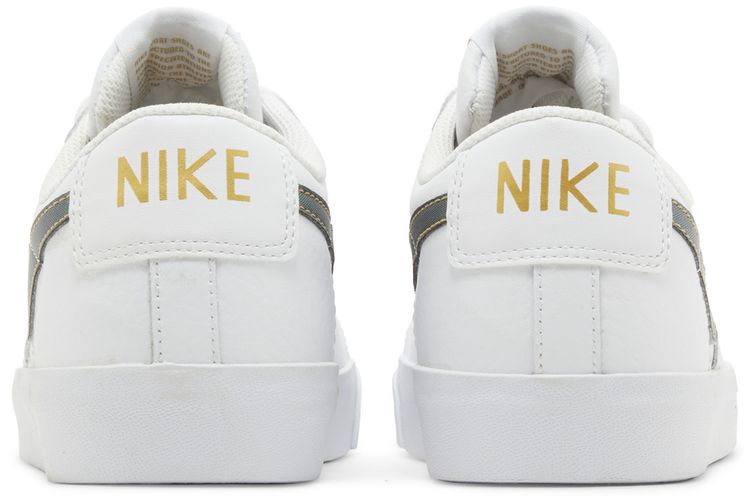 Nike Blazer Low Premium White Metallic Gold