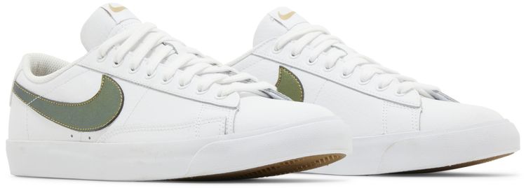 Nike Blazer Low Premium White Metallic Gold