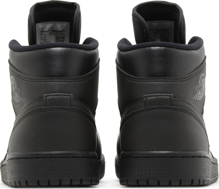 Wmns Air Jordan 1 Mid Triple Black