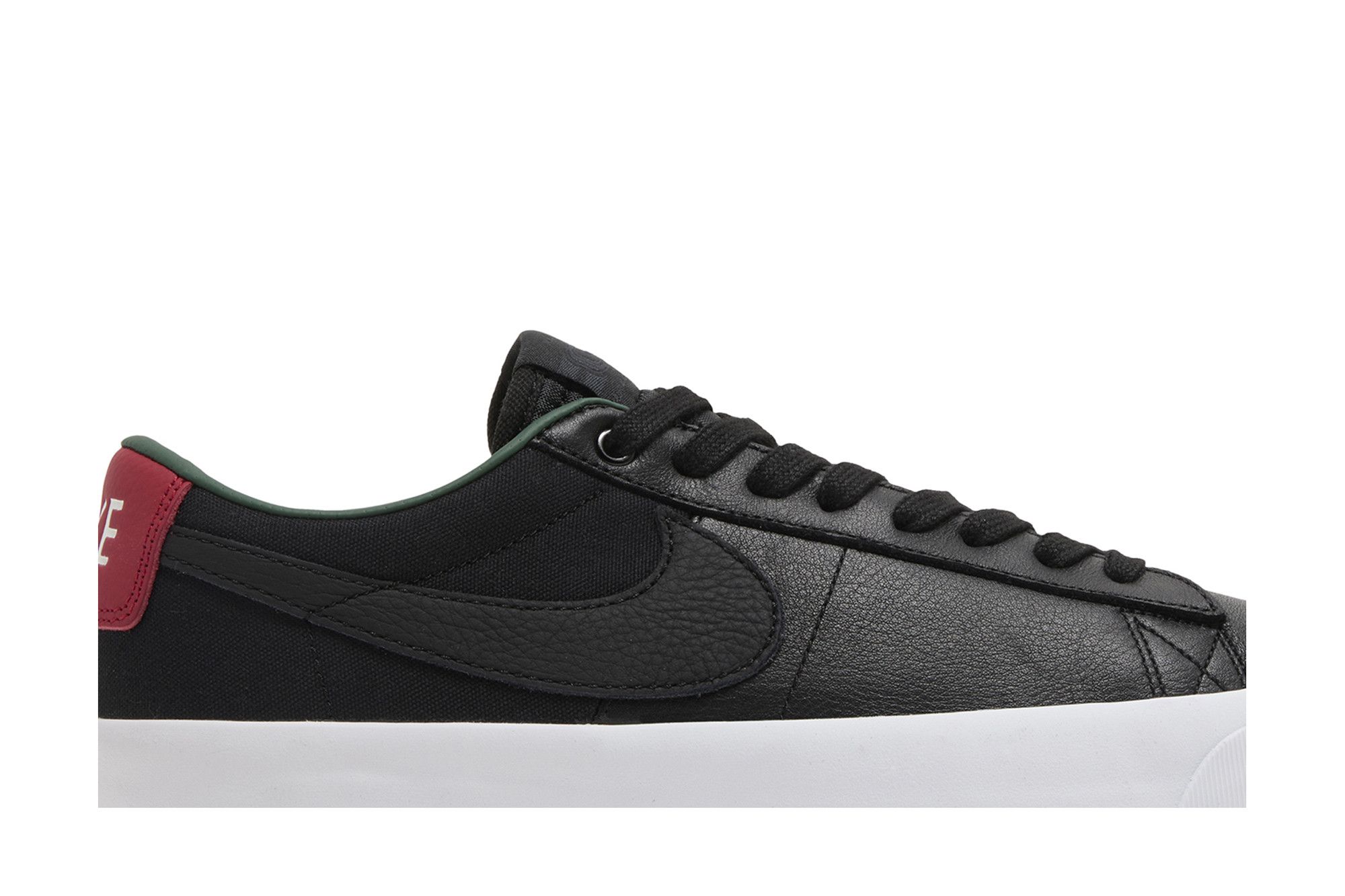 Nike blazer low leather black discount