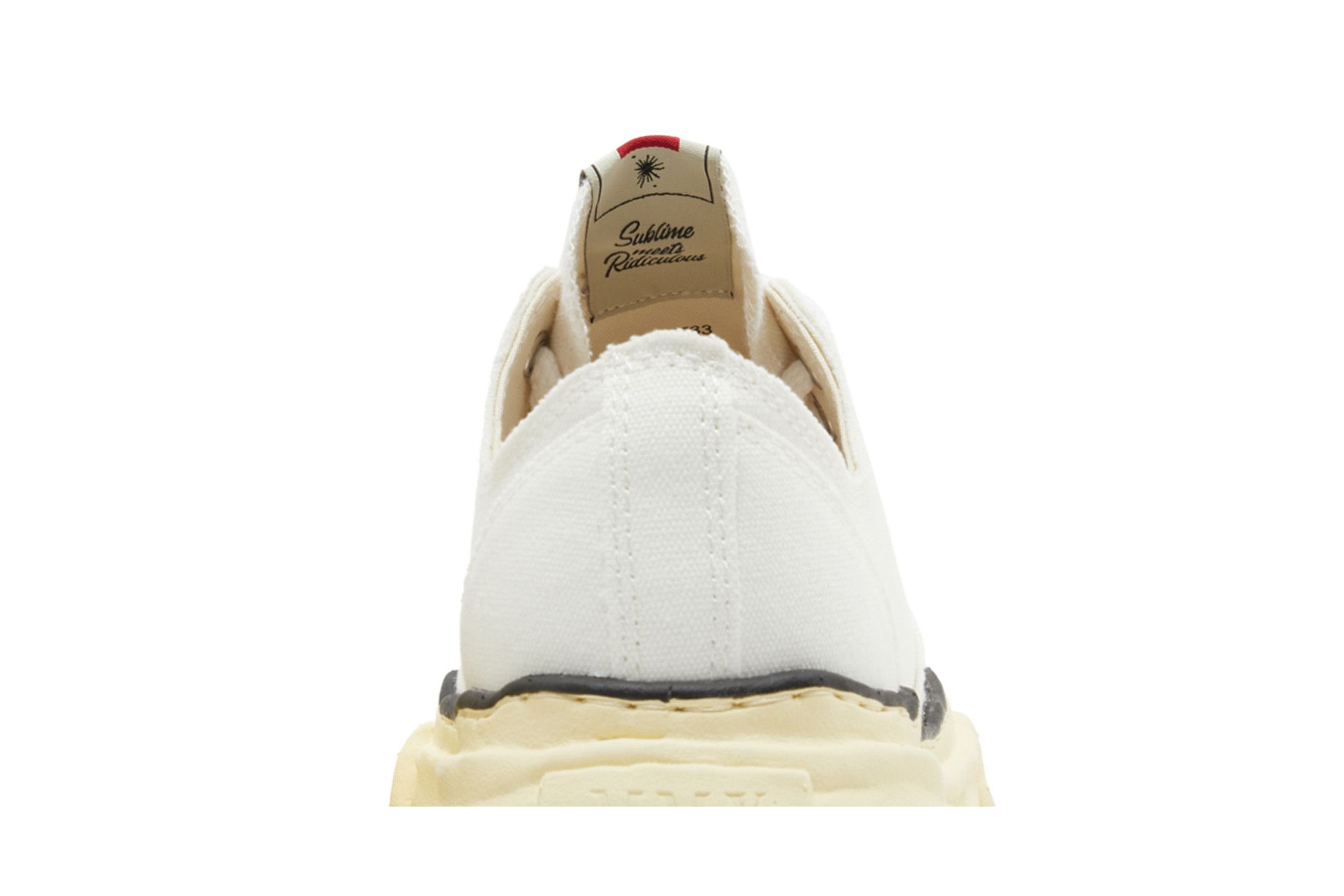 MIHARA YASUHIRO｜SNEAKERS (A09FW735 WHITE) Maison MIHARA YASUHIRO PETERSON VL OG Sole Canvas Low-top