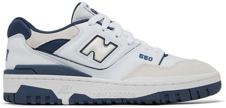 New Balance 550 Big Kid White Vintage Indigo