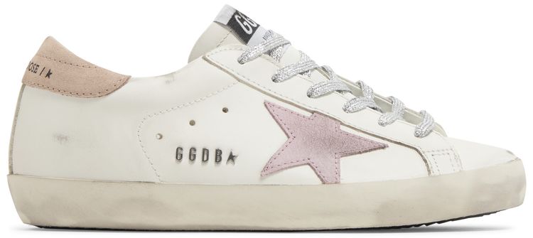 Golden Goose Wmns Superstar White Antique Pink