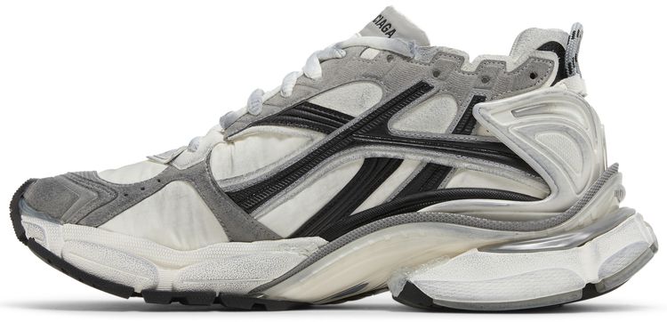 Balenciaga Runner Sneaker Worn Out   Grey White Black