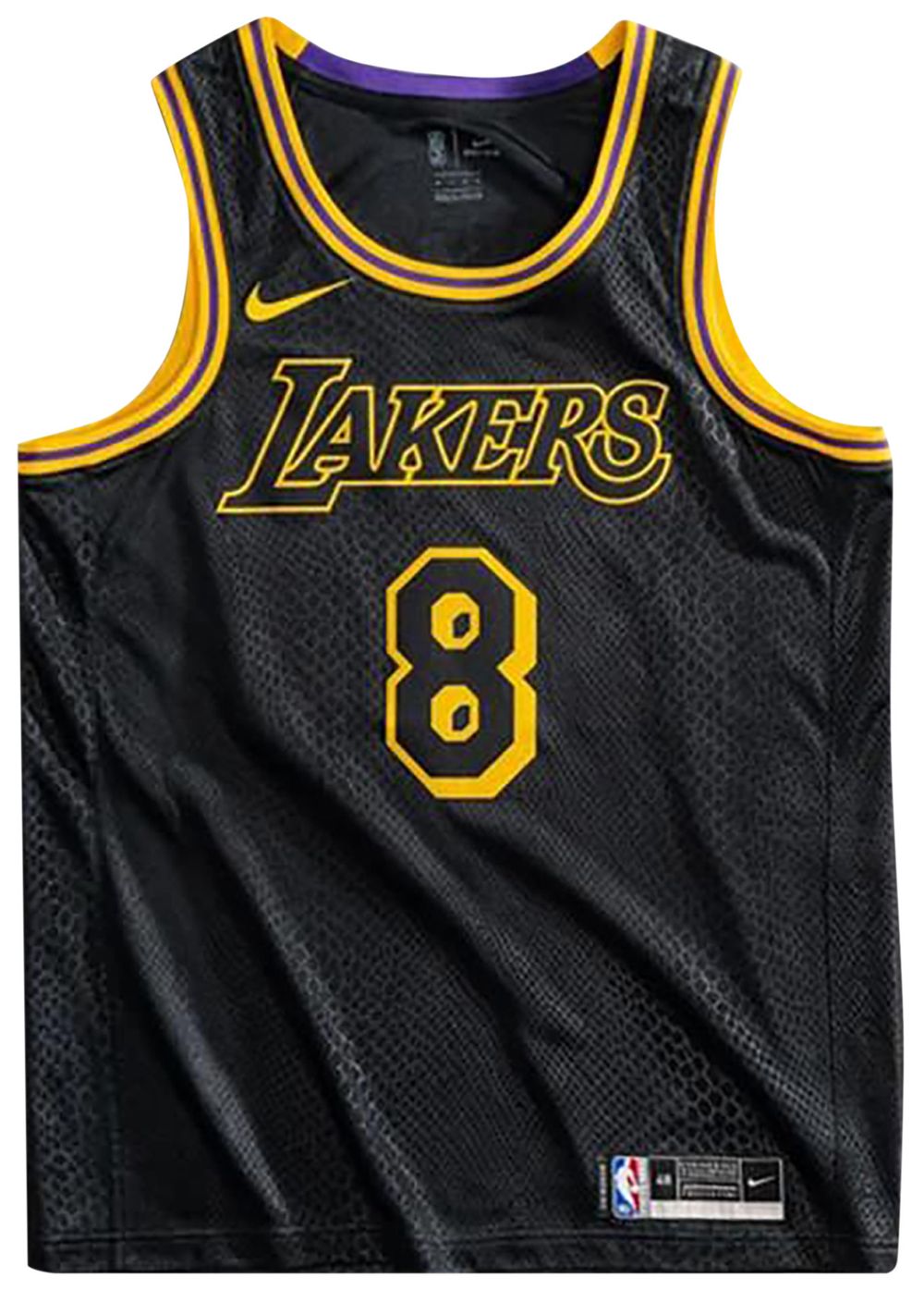 Nike Kids Los Angeles Lakers Kobe Bryant Black Mamba Swingman Jersey Black/Gold main image 1