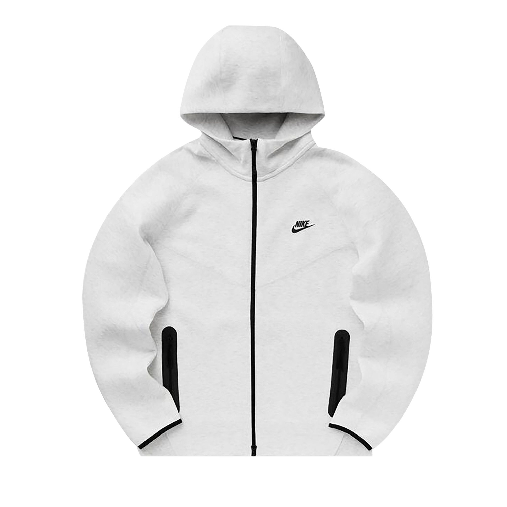 Size xl Nike Sportswear Tech Fleece Windrunner Full Zip Hoodie Birch Heather Black