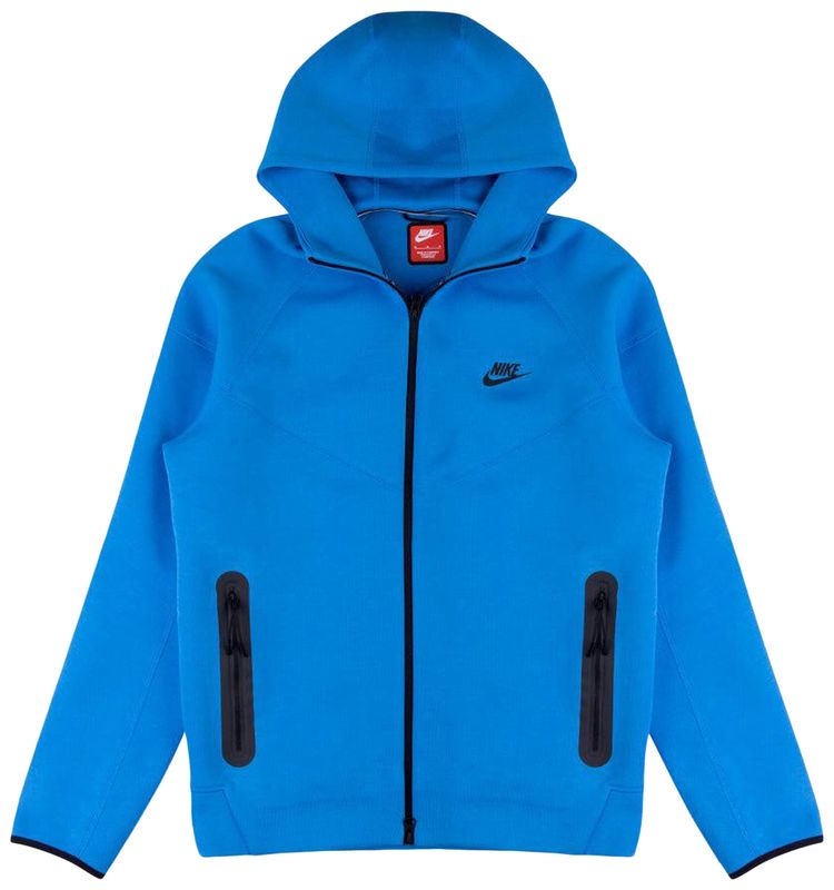 Nike Sportswear Tech Fleece Windrunner Full Zip Hoodie Light Photo BlueBlack