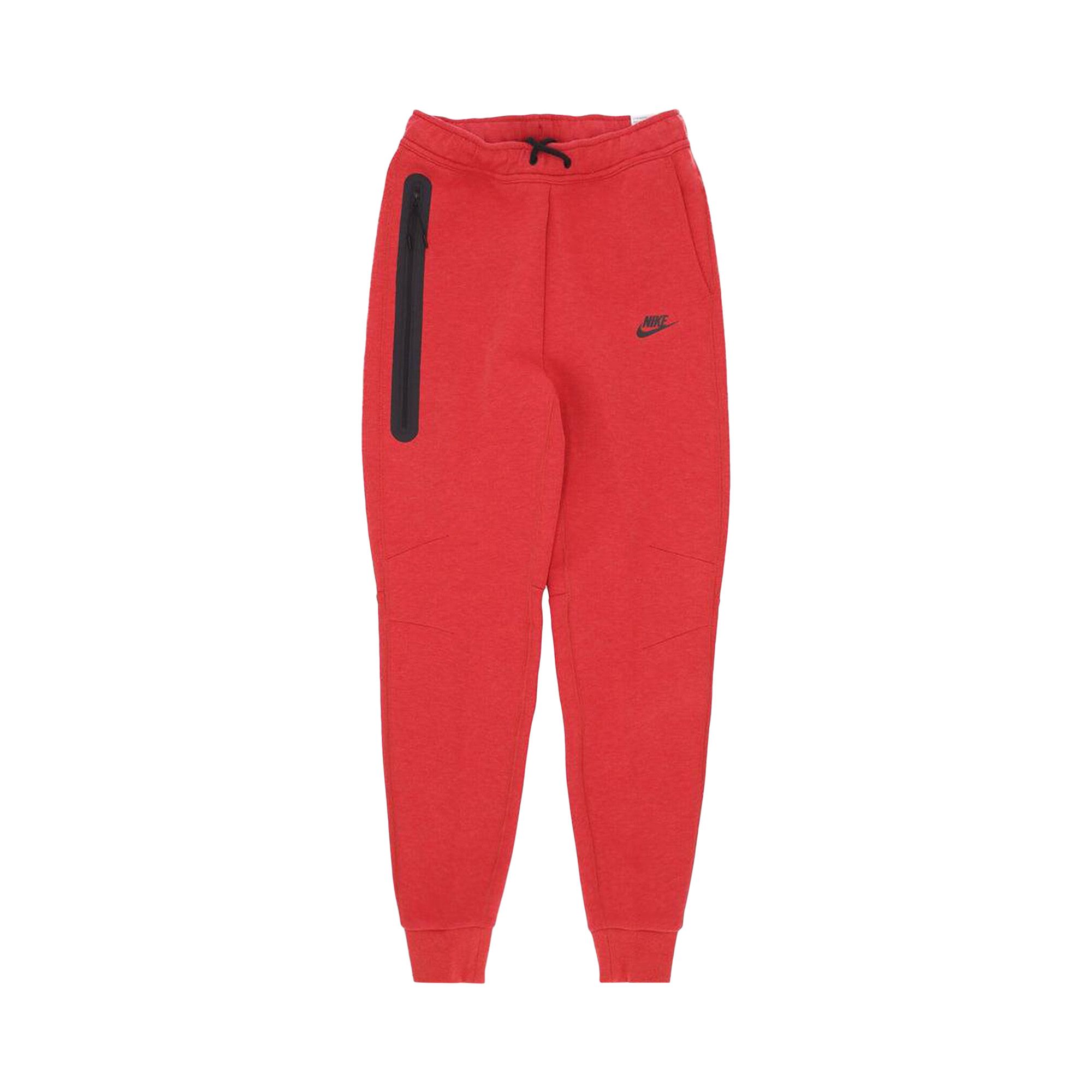 Red nike tech fleece joggers clearance