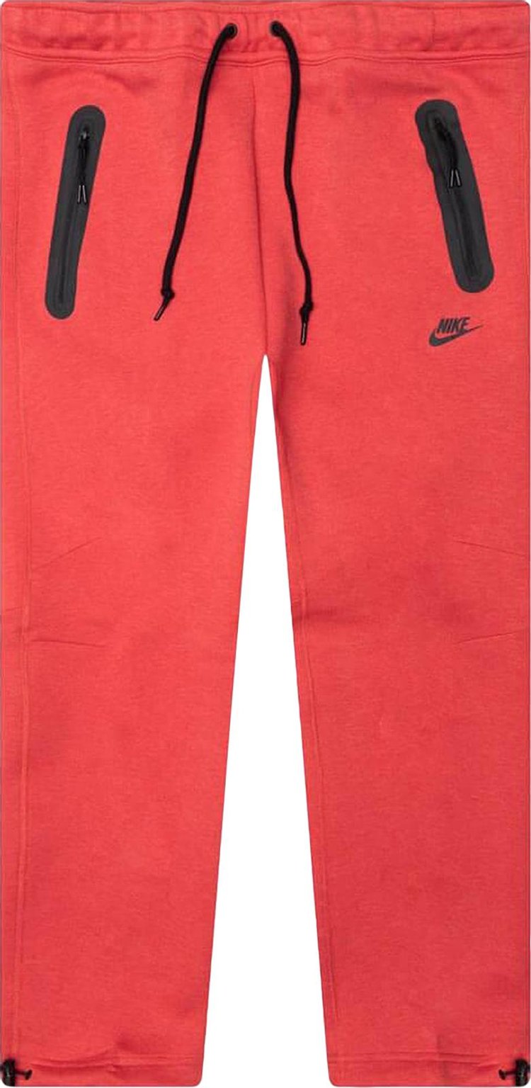 Nike Sportswear Tech Fleece Open Hem Sweatpants Light University Red HeatherBlack