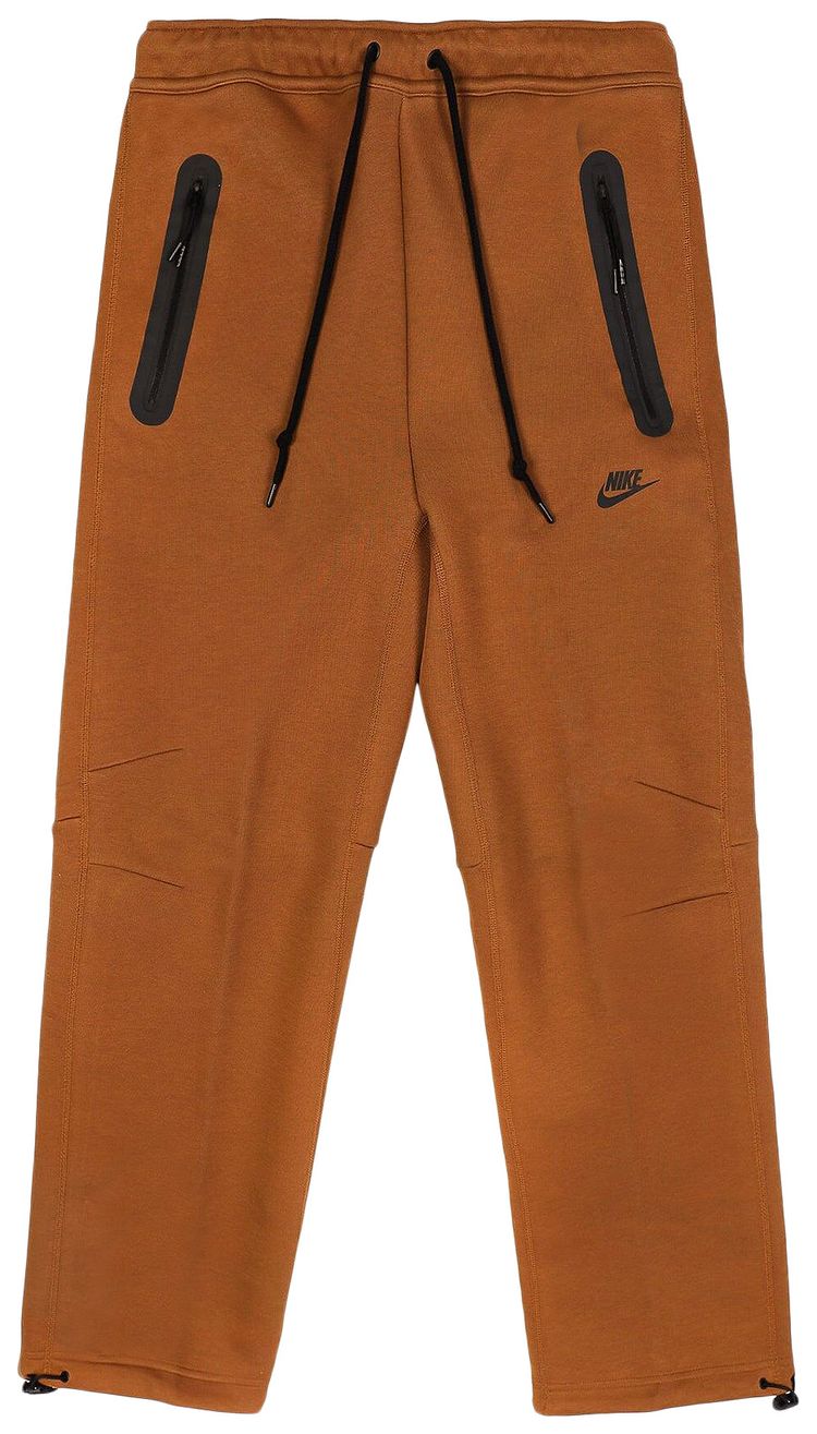 Nike Sportswear Tech Fleece Open Hem Sweatpants Light British TanBlack
