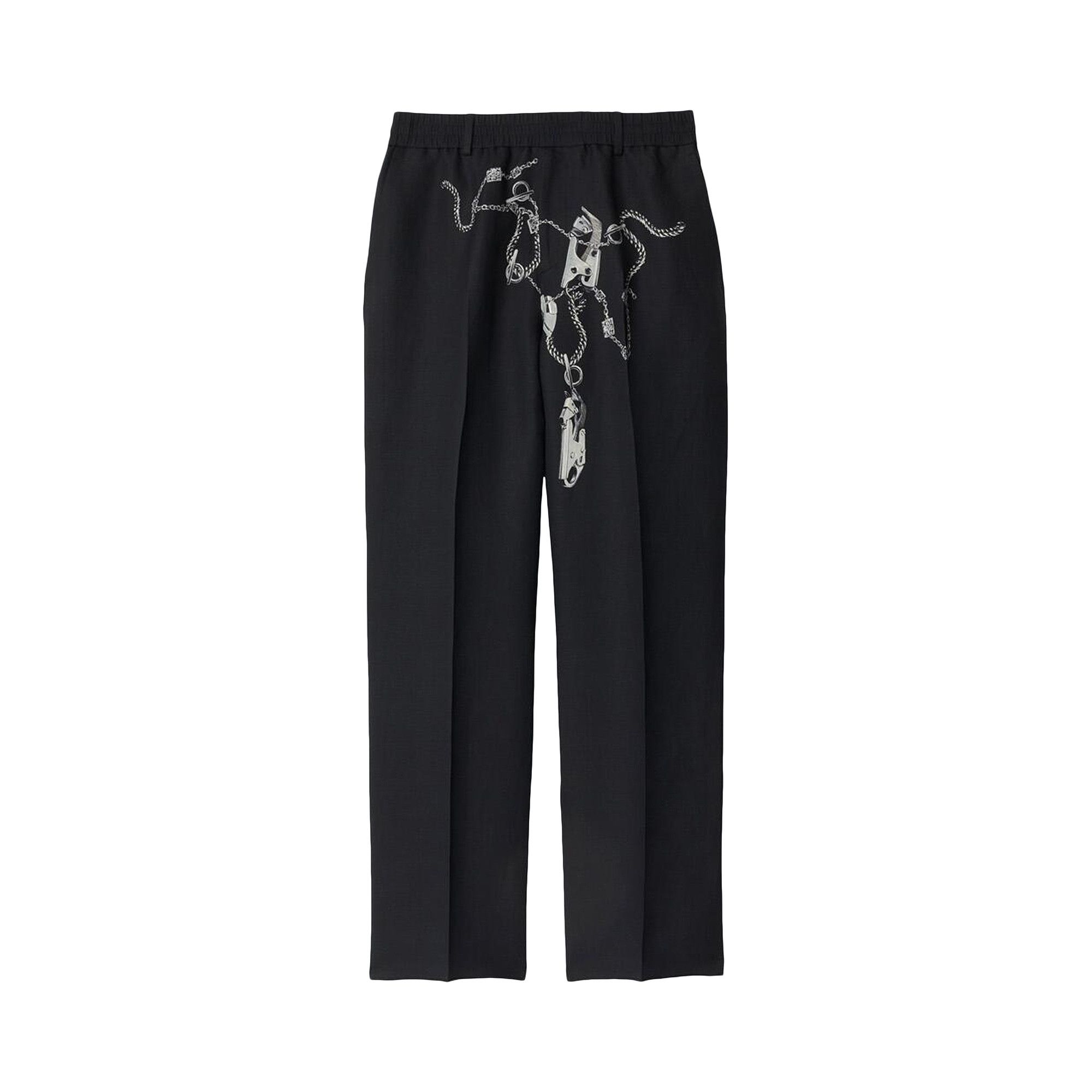 Burberry pants silver clearance