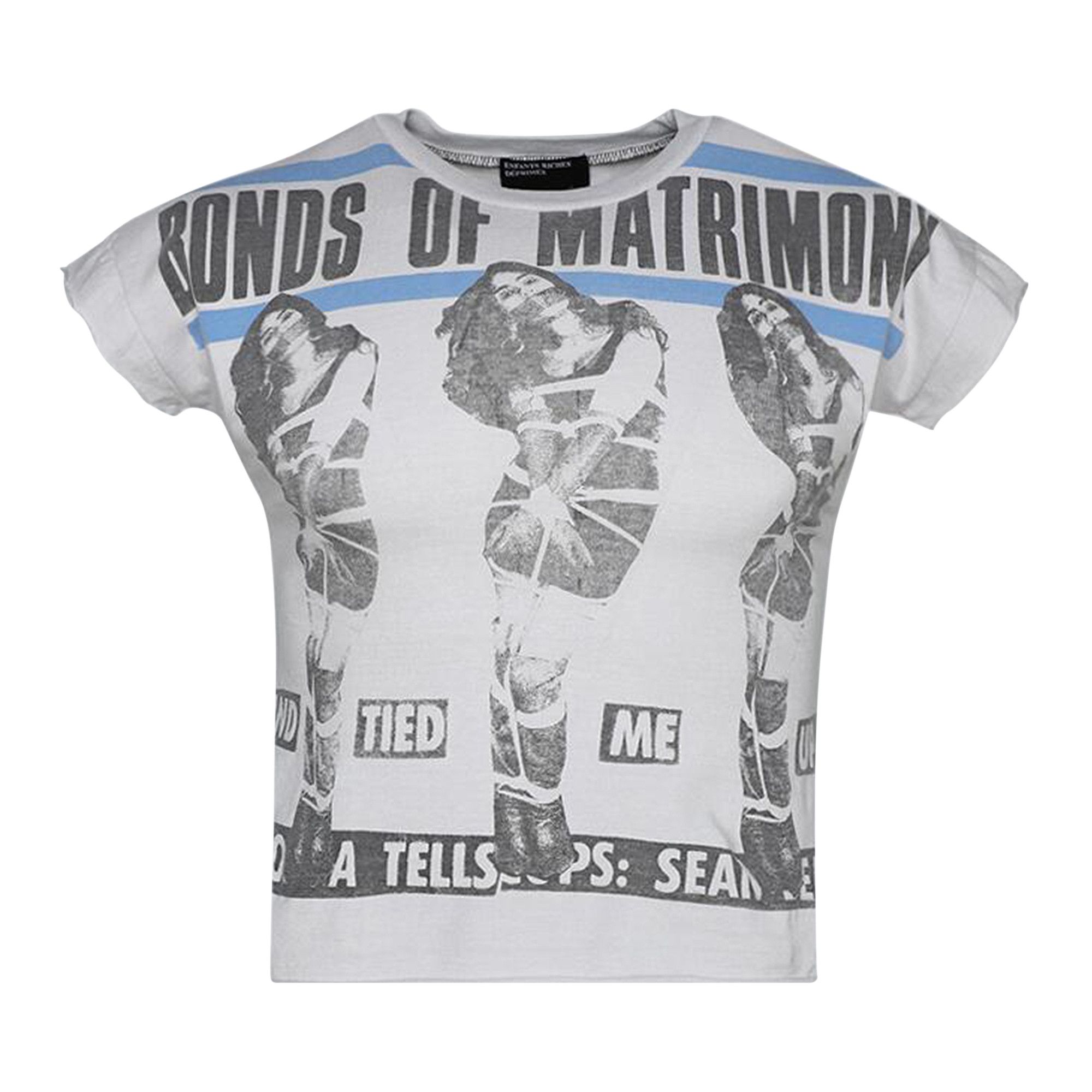 Buy Enfants Riches Déprimés Bonds Of Matrimony Baby Tee 'Faded White' - 120  406 FADE | GOAT SA