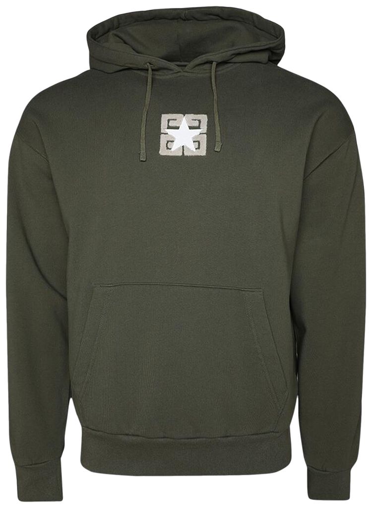 Givenchy Boxy Fit Hoodie Olive Green