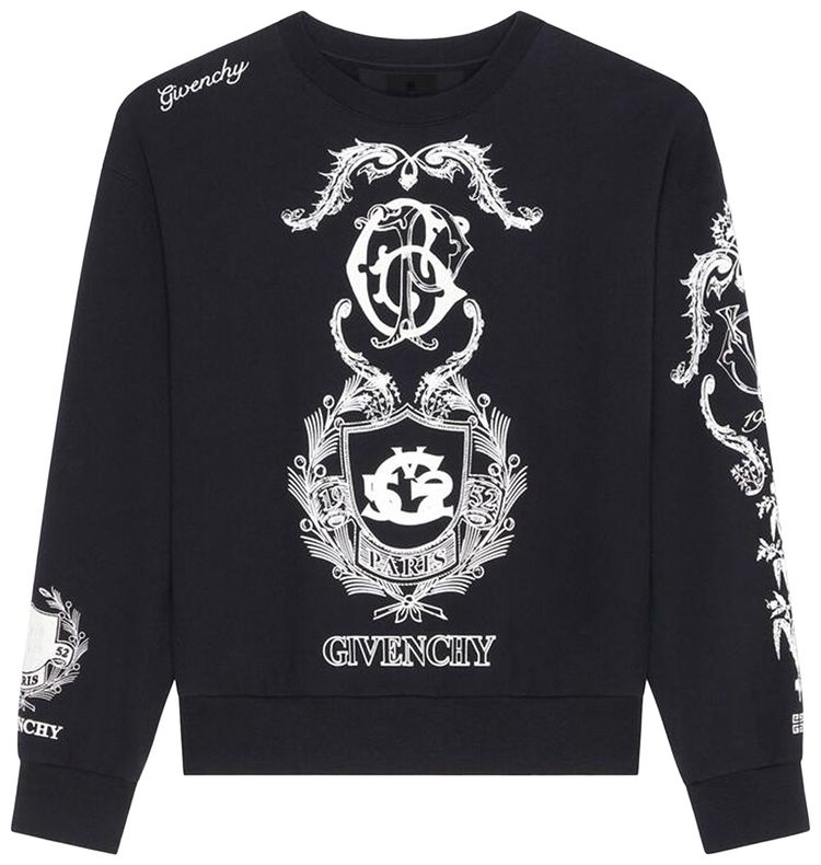 Givenchy Boxy Fit Sweatshirt Black
