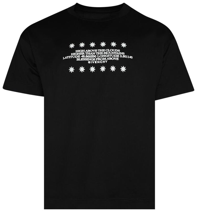 Givenchy Boxy Short Sleeve Black