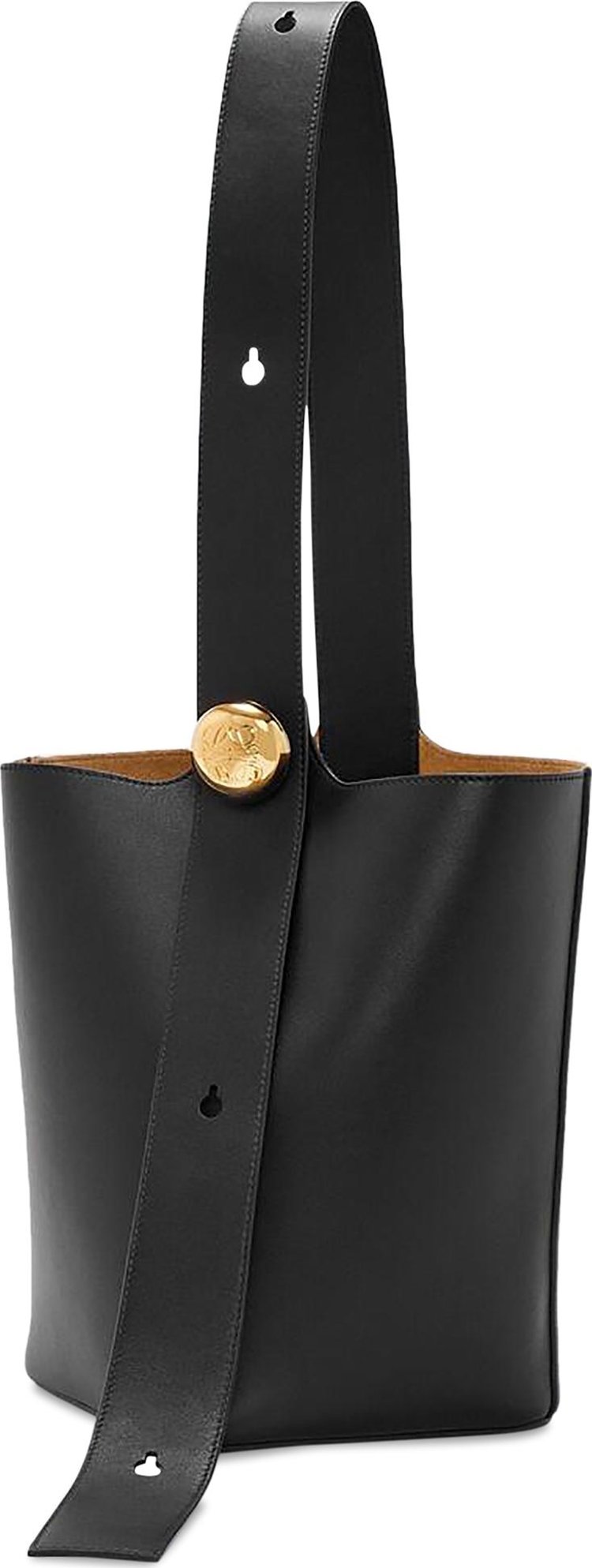 Loewe Pebble Bucket Bag Black