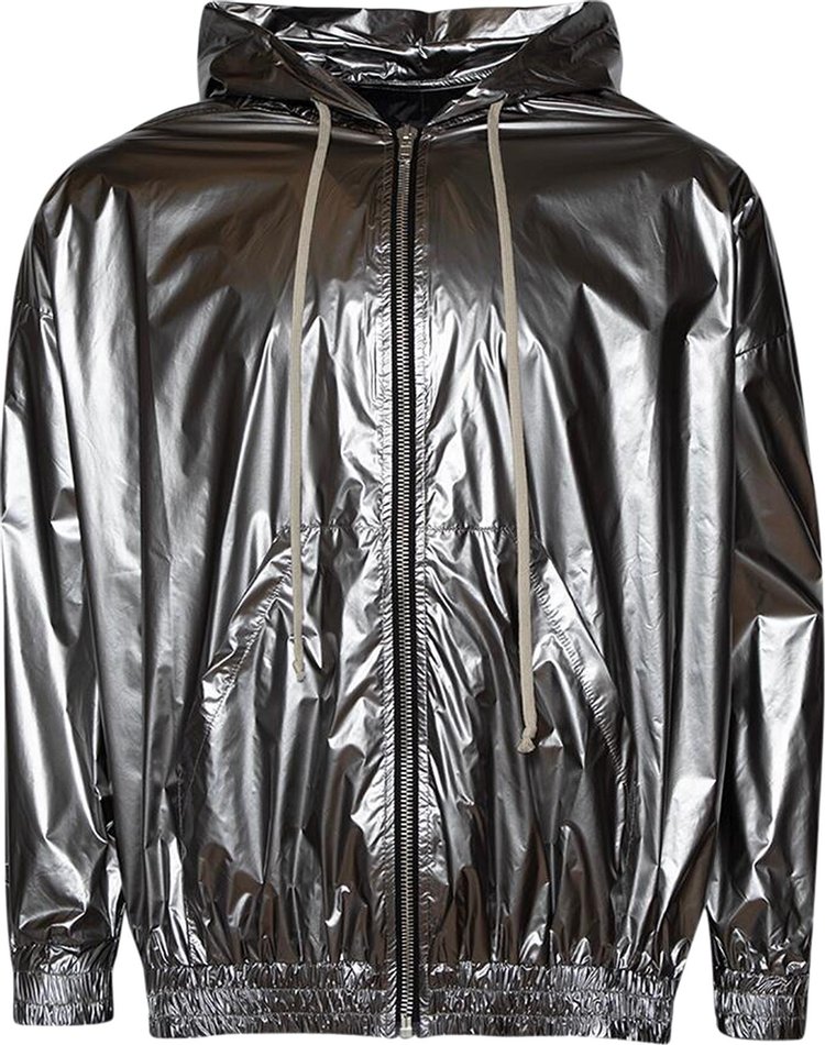 Rick Owens Jumbo Jasons Hoodie Silver