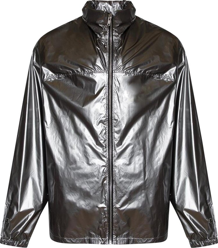 Rick Owens Jumbo Windbreaker Silver