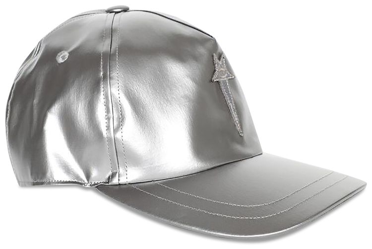 Rick Owens Baseball Cap Silver