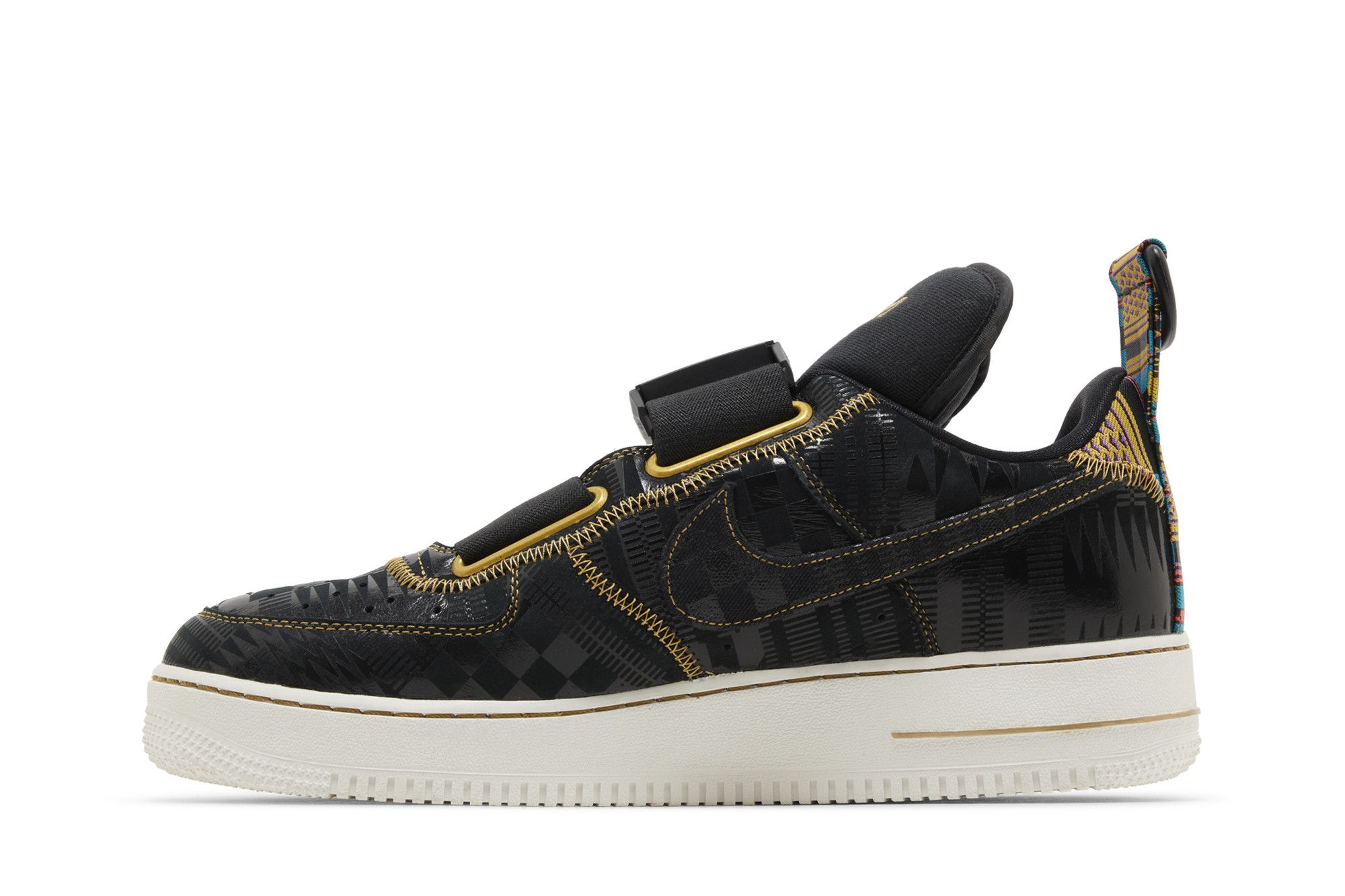 Black utility air force ones top