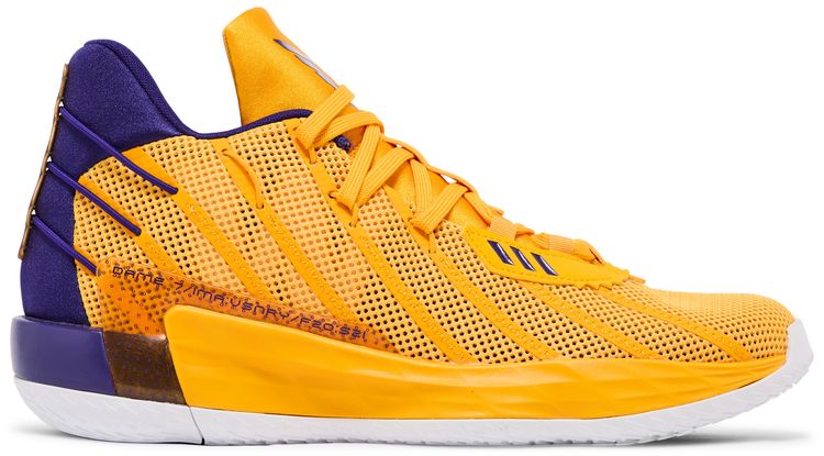 Adidas Dame 7 Washington Huskies   Reverse Retro